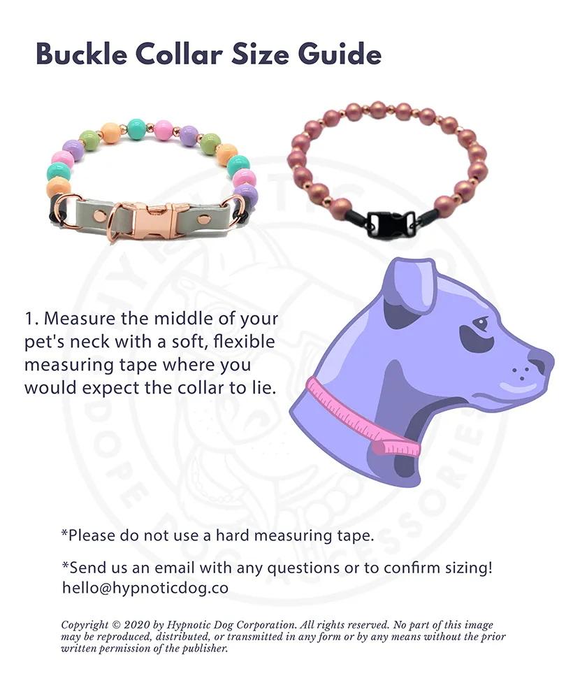🟧 18" Slip On (Black O-Ring) Chunky Lilac Gray Purple Pearls Acrylic Bead Collar - PRE-MADE/FINAL SALE