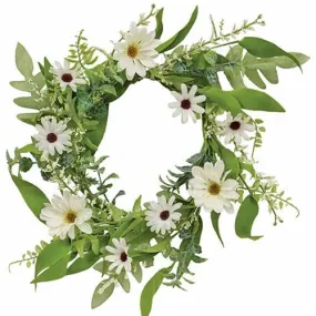 💙 Cape Daisy Astilbe & Herb 10" Faux Small Floral Ring