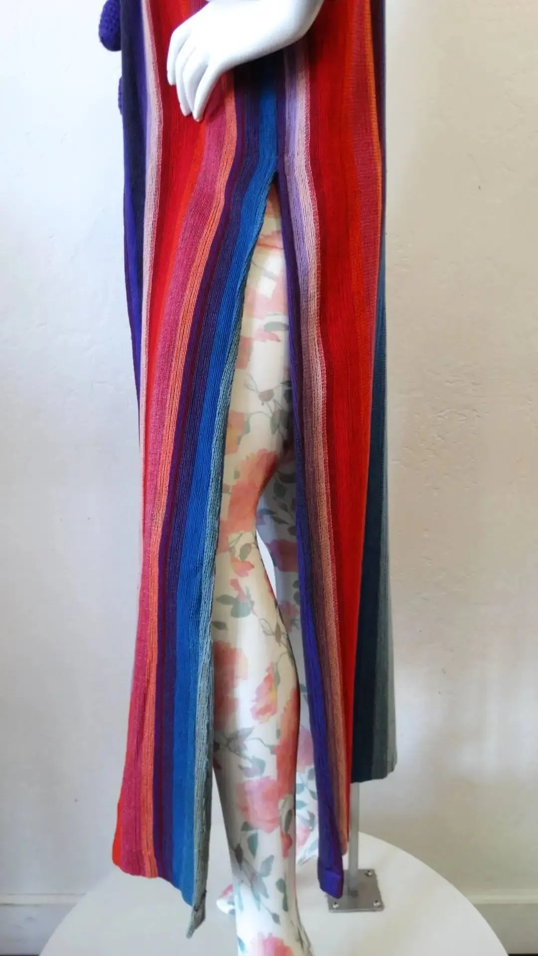 1970s Rikma Striped Duster Jacket