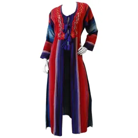 1970s Rikma Striped Duster Jacket