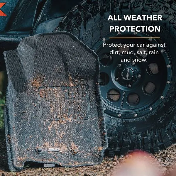 3D MAXpider Floor Mats Audi A6 (19-23) A6 AllRoad (20-23) RS6 Avant (19-23) All-Weather Kagu Series - Front or Second Row