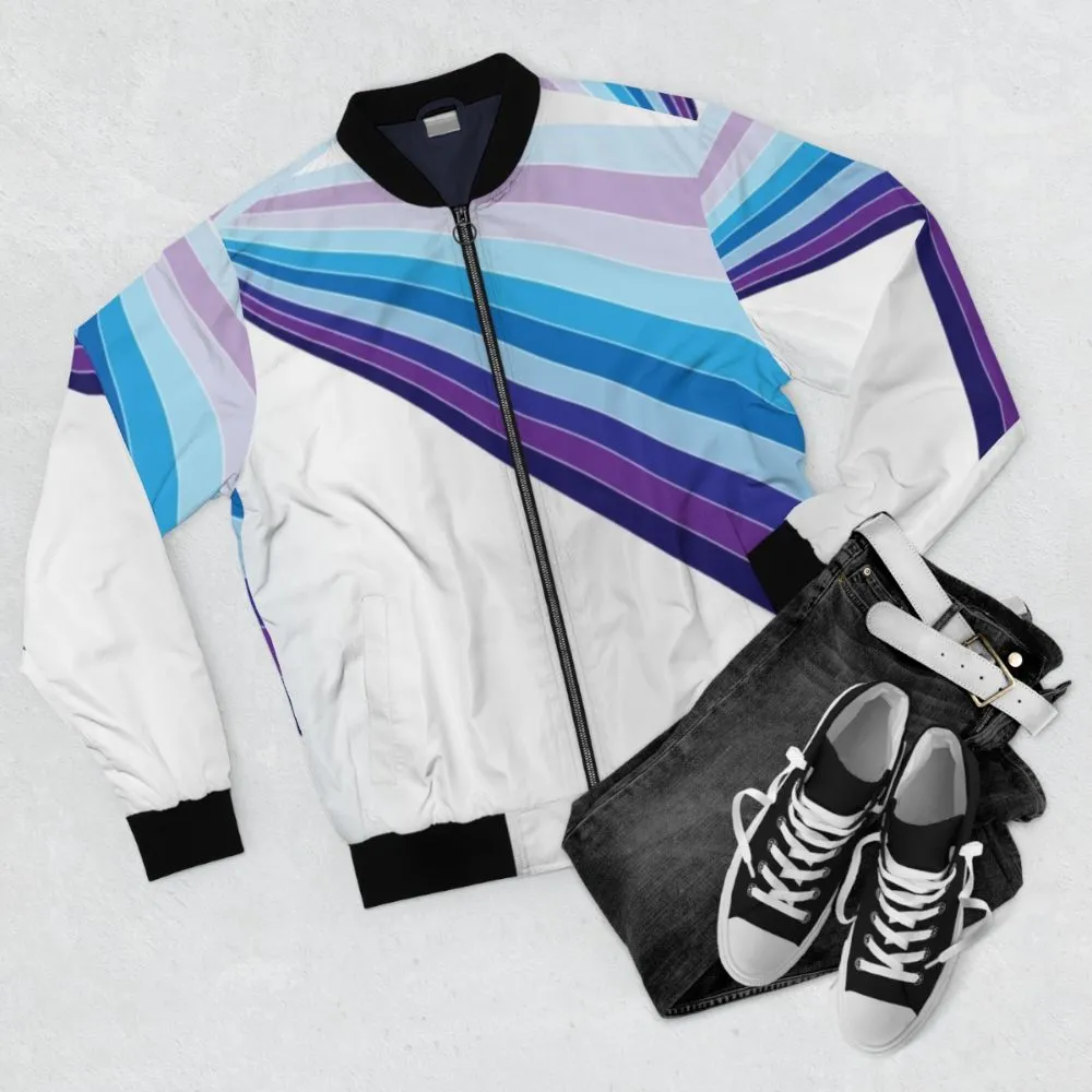 70s Disco Retro Bomber Jacket