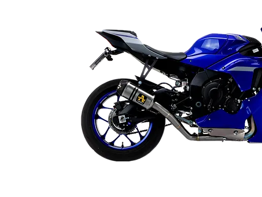 71179HKR Arrow Yamaha Yzf R1 17-25 Titanium Half System Kit With Indy Race Silencer