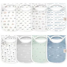 8-Pack Hallo Drool Bibs (Vessels)