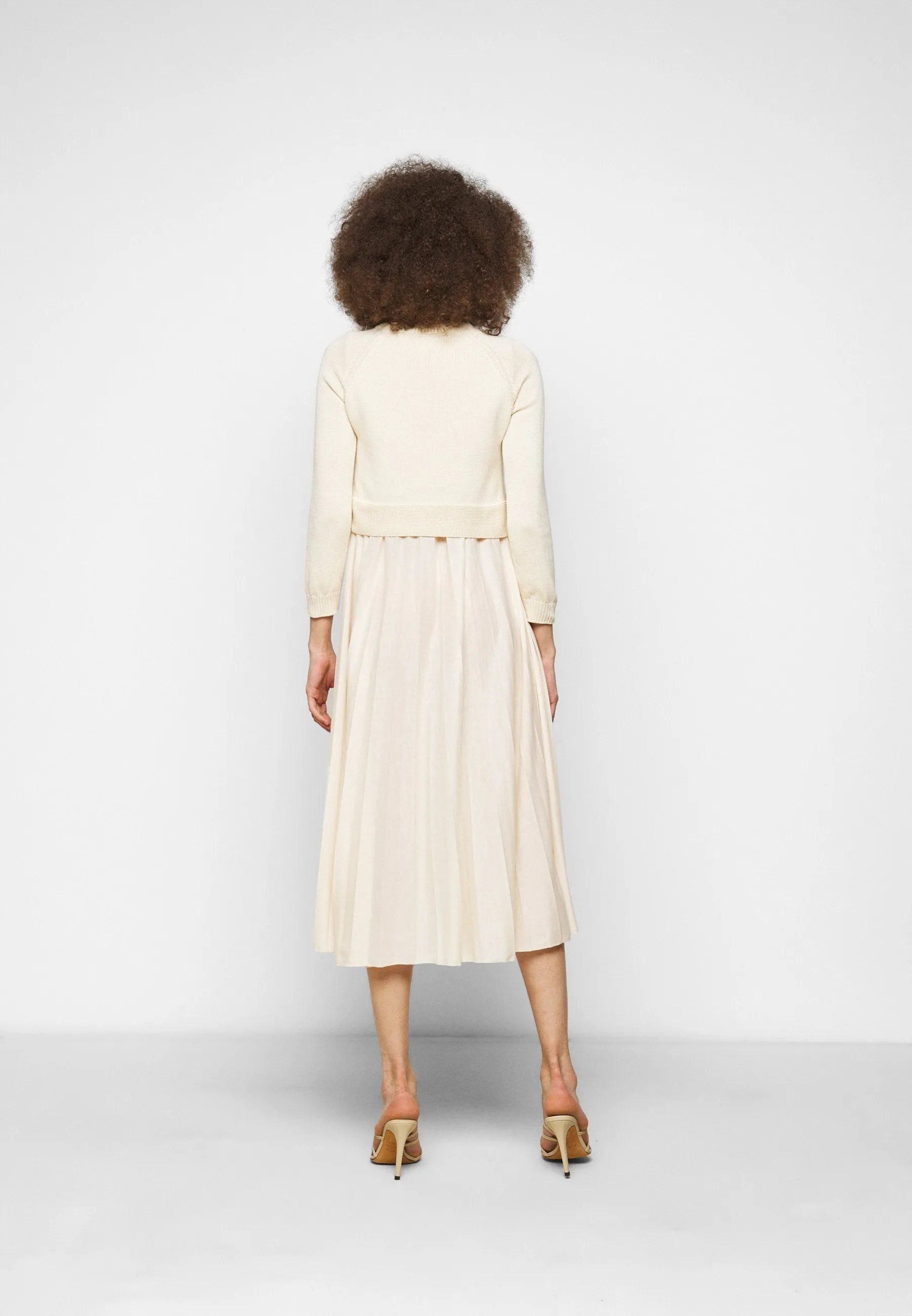 Aidone Pleated Skirt Dress
