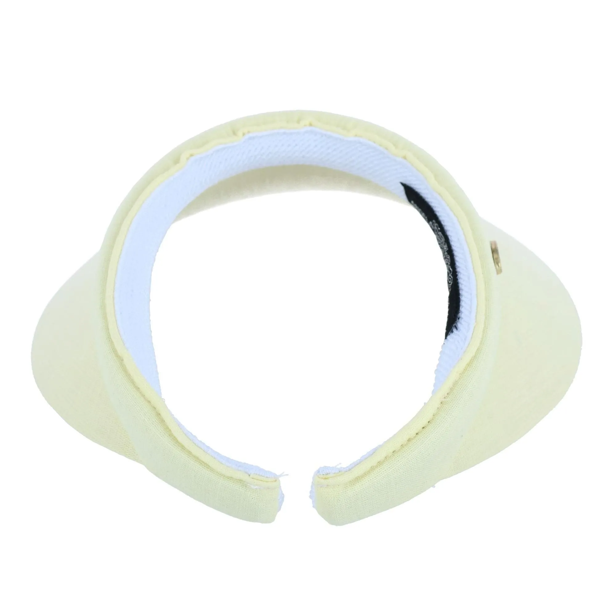 Angela & William Women's Solid Cotton Clip Visor