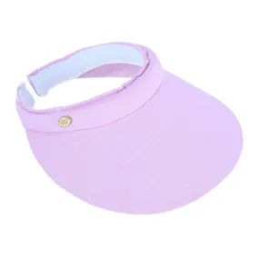 Angela & William Women's Solid Cotton Clip Visor