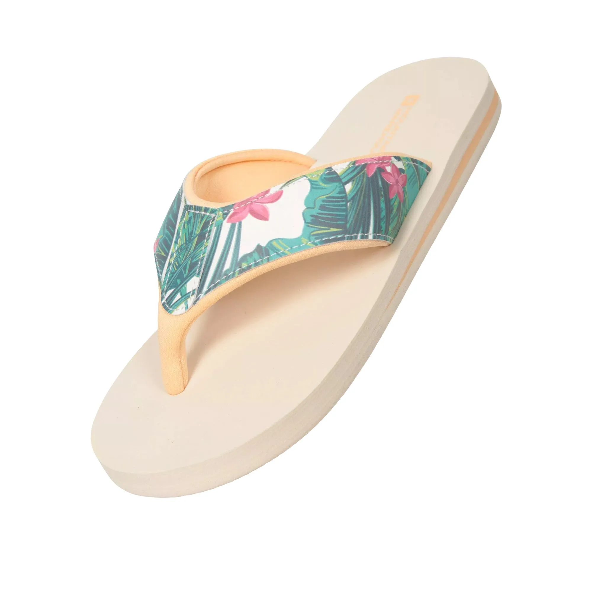 Animal Womens/Ladies Swish Floral Recycled Flip Flops