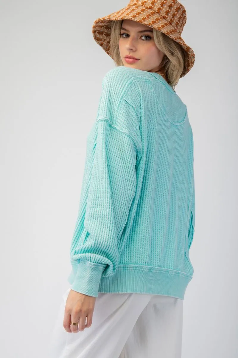 Aqua Thermal Knit Top