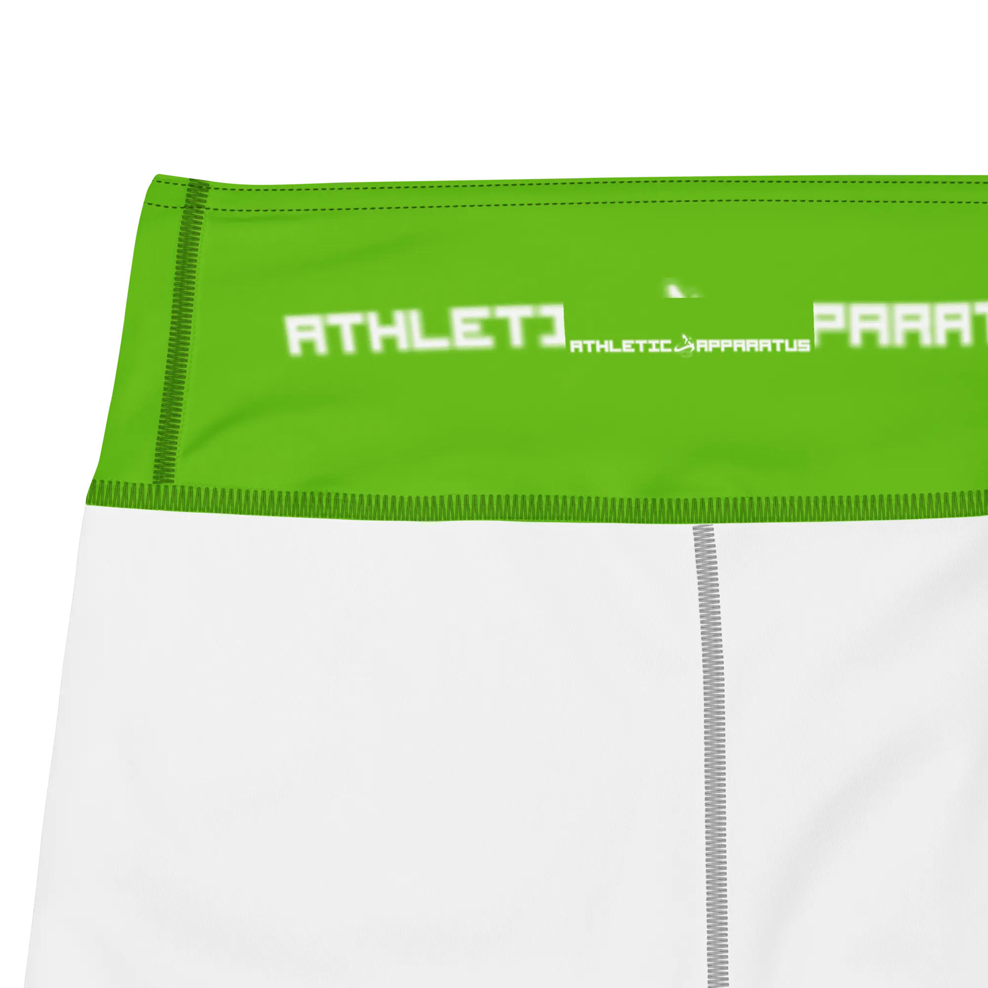 Athletic Apparatus Kelly Green White logo V3 Yoga Leggings