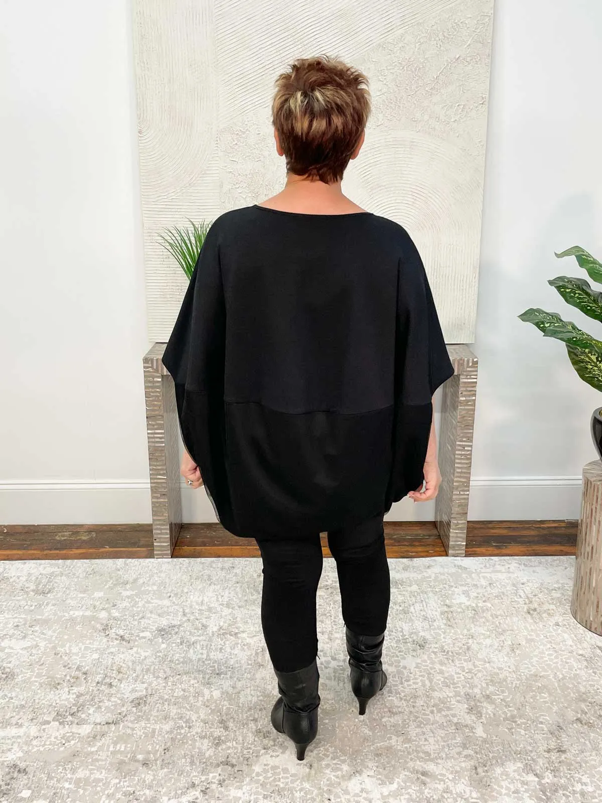 Aura Top, Black