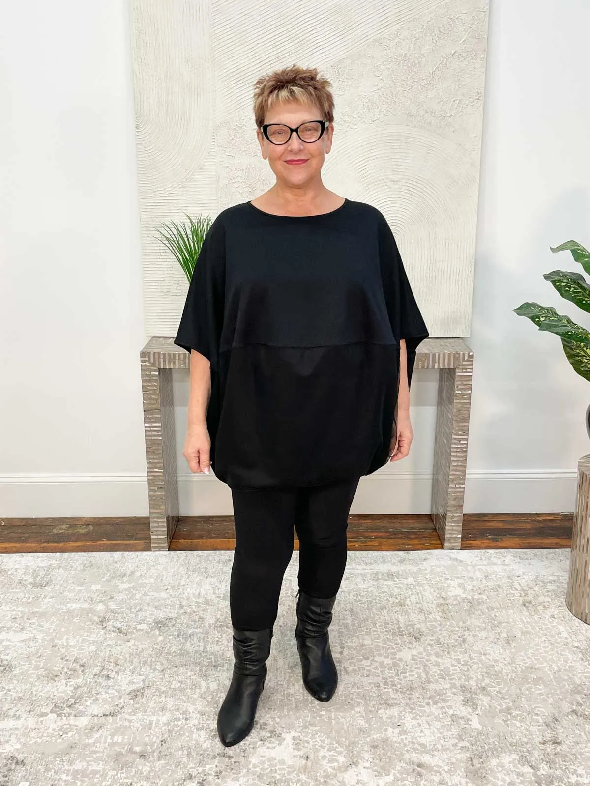 Aura Top, Black