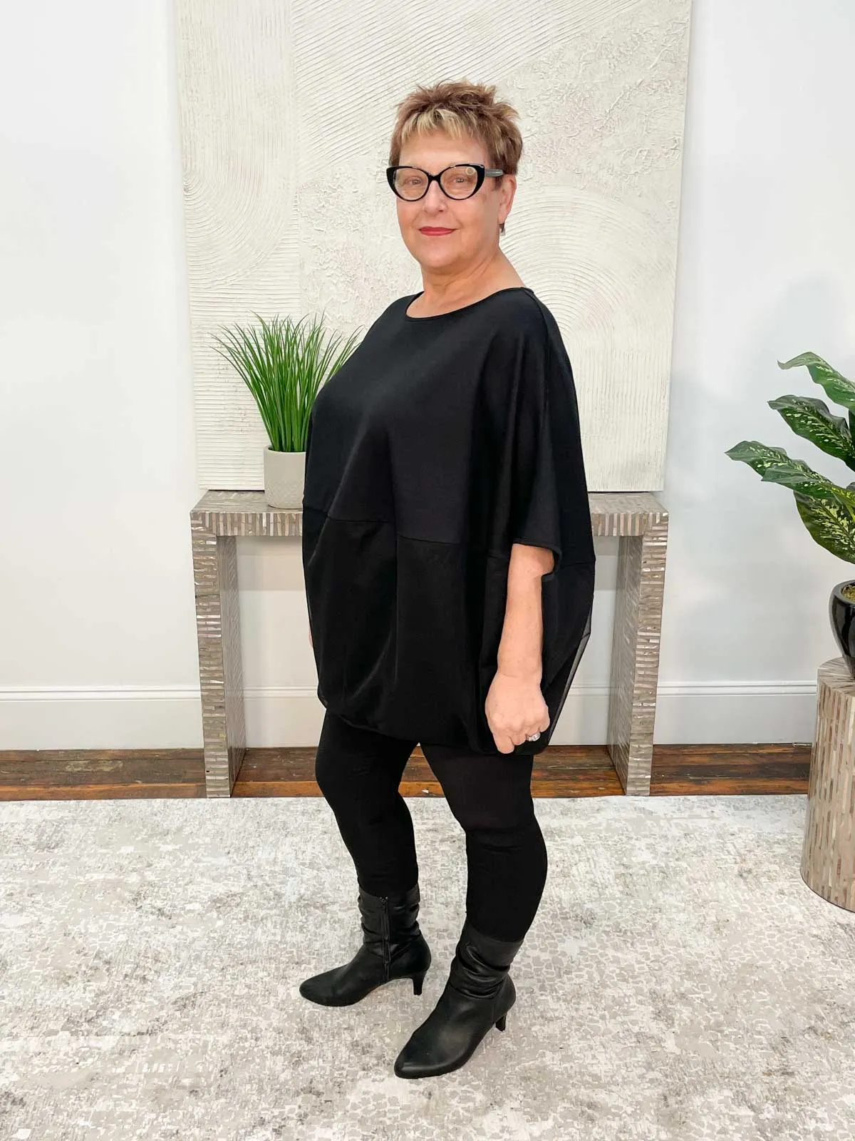 Aura Top, Black