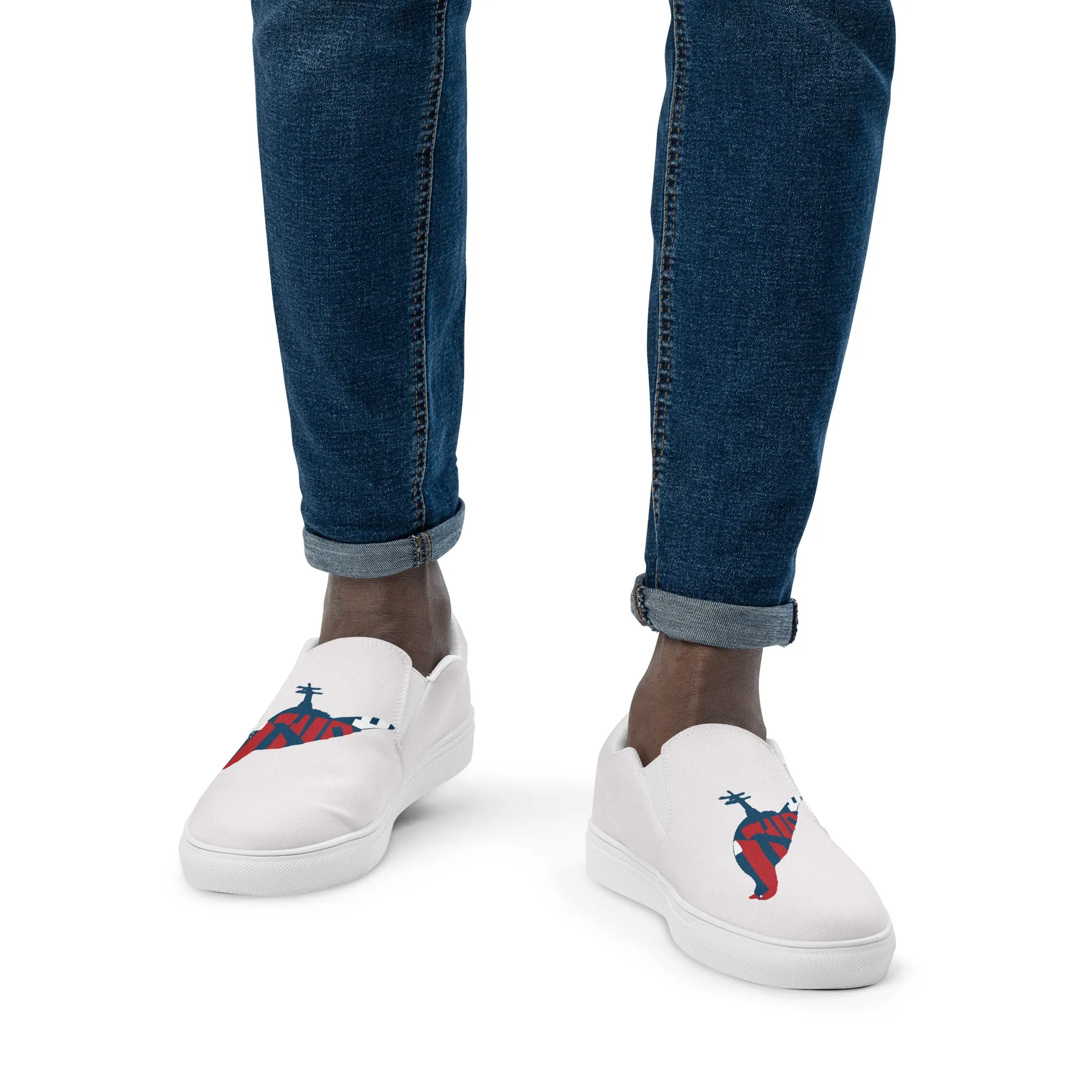 BE PROUD Men’s Slip-On Canvas Shoes