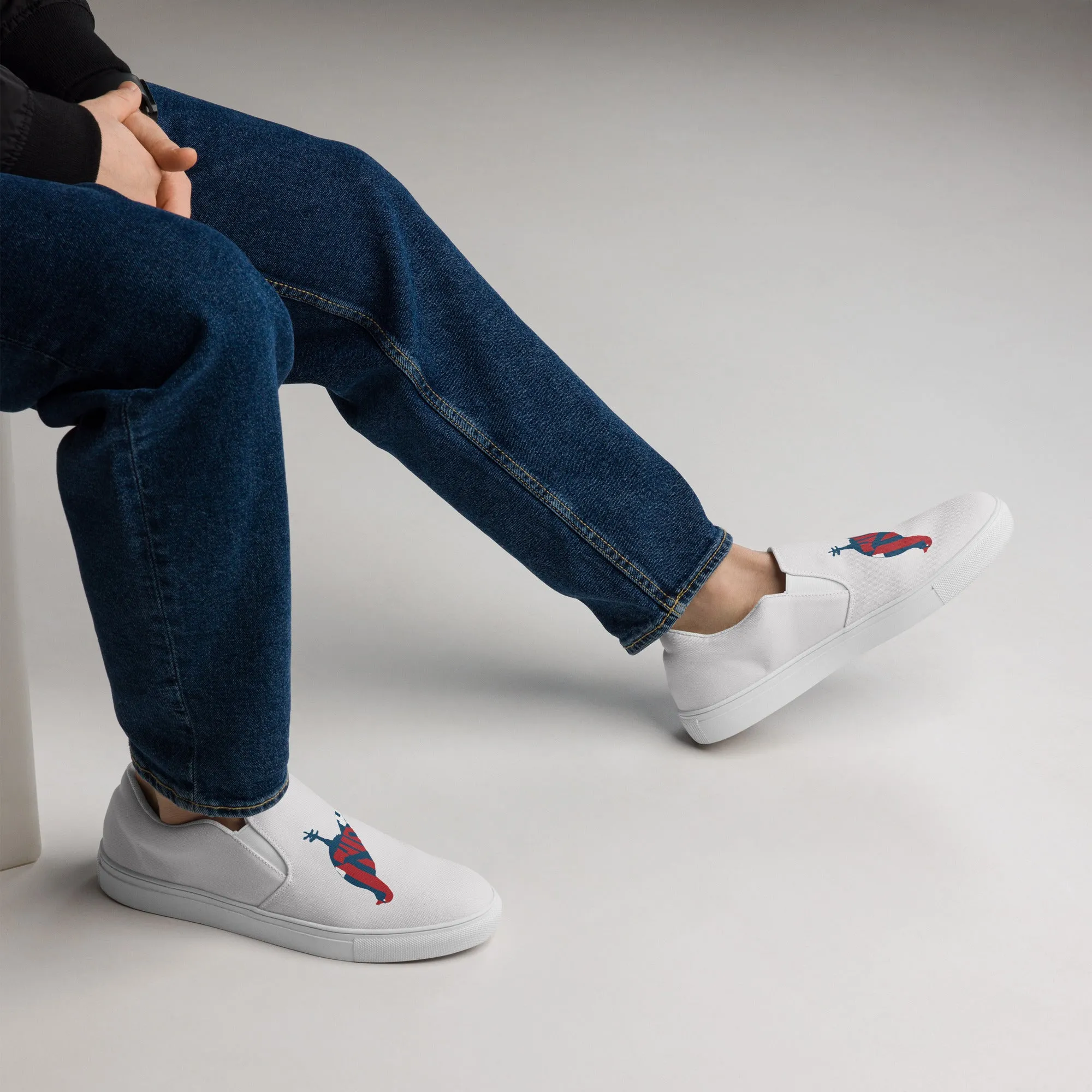 BE PROUD Men’s Slip-On Canvas Shoes