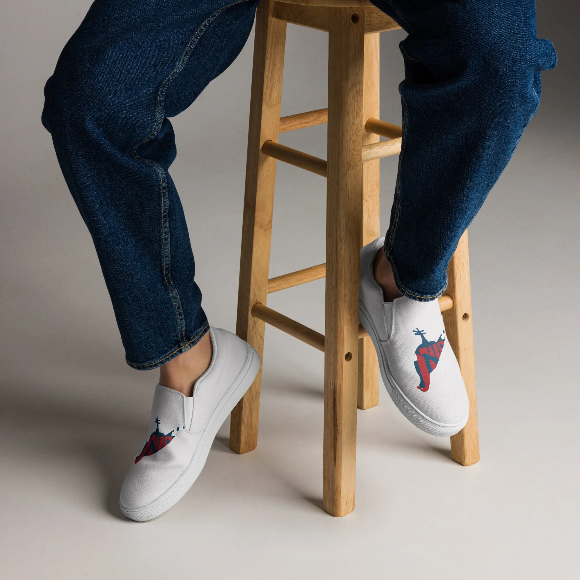 BE PROUD Men’s Slip-On Canvas Shoes