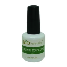 Bio Natural Gel Top Coat - Extreme Shine 0.5oz