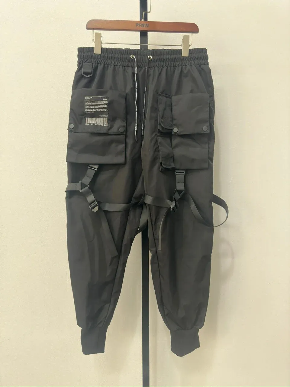 Black Cargo Pants Kuromi Black Japanese Techwear Cargo Pants