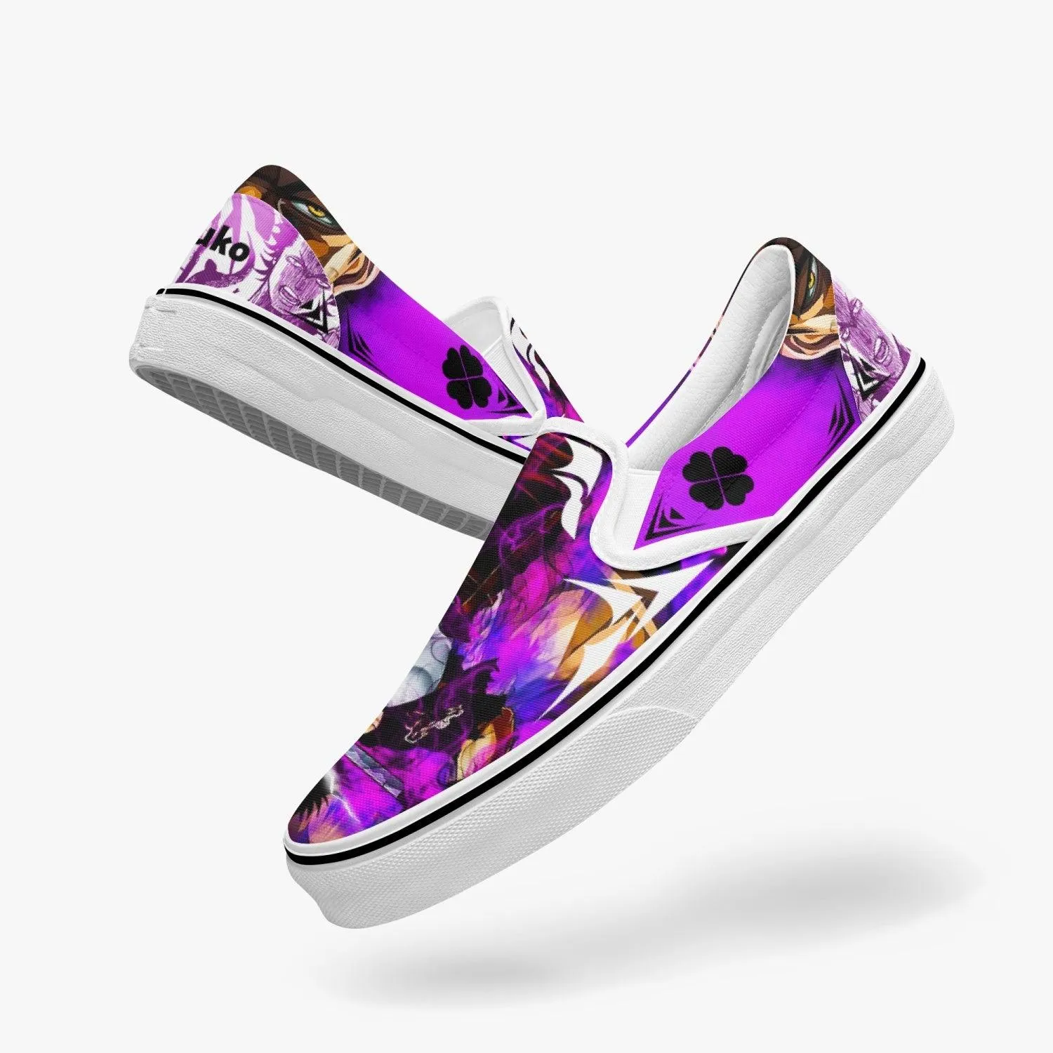 Black Clover Yami Sukehiro Slip Ons Anime Shoes