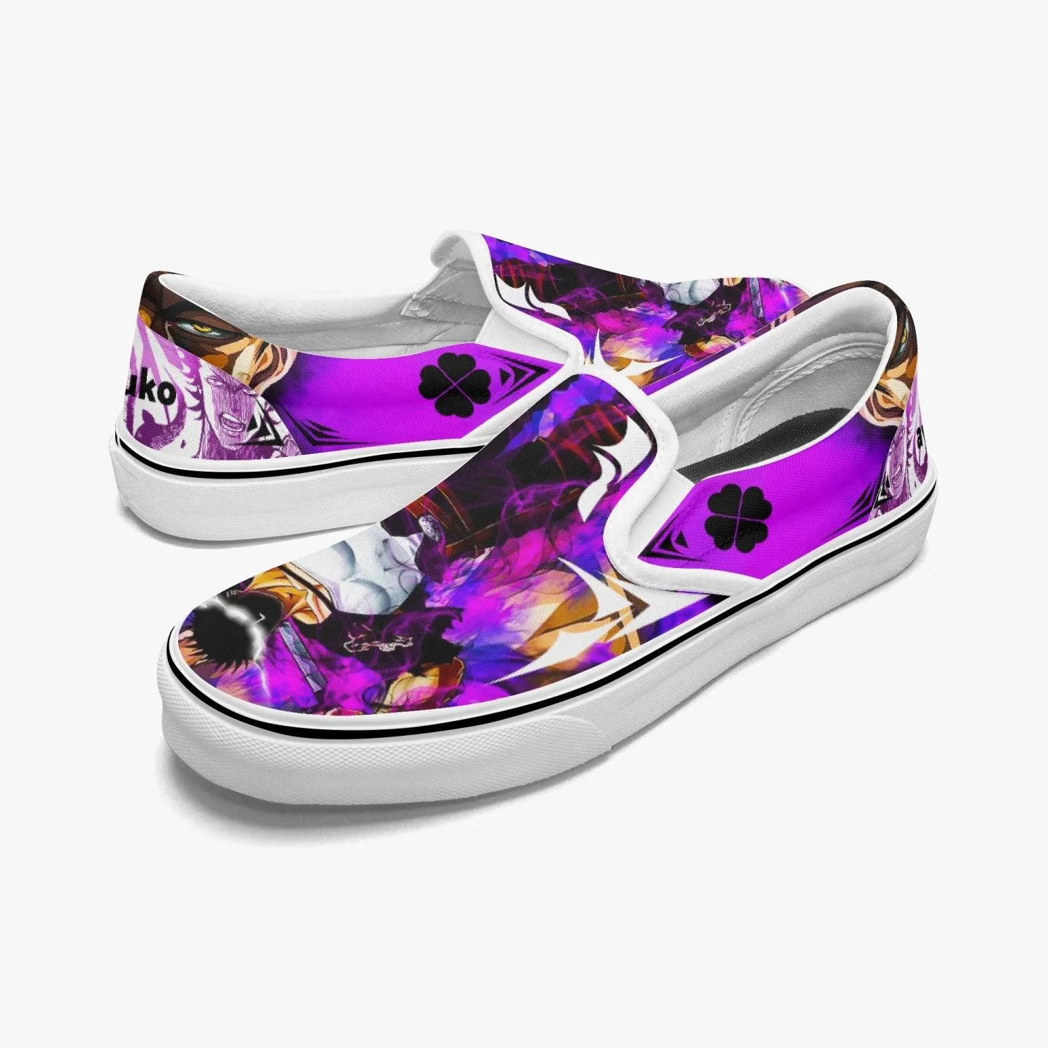 Black Clover Yami Sukehiro Slip Ons Anime Shoes