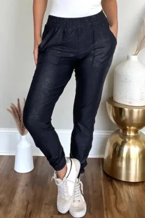 Black Pebble Joggers