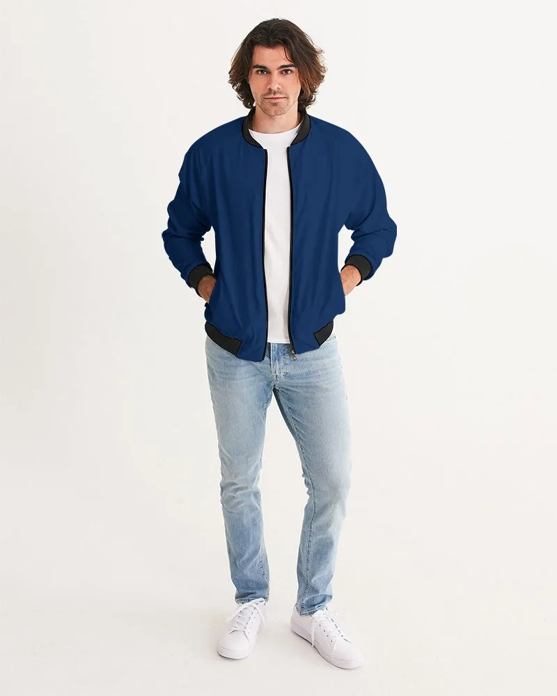 Blue Men's Bomber Jacket
