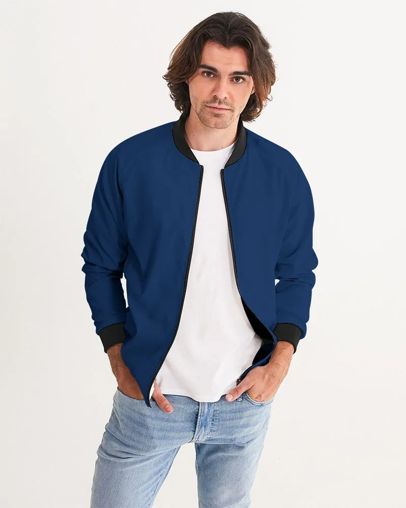 Blue Men's Bomber Jacket