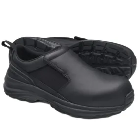 Blundstone Black Water Resistant Antistatic Leather Slip On Safety Shoe Composite Toe (886) (Pre Order)