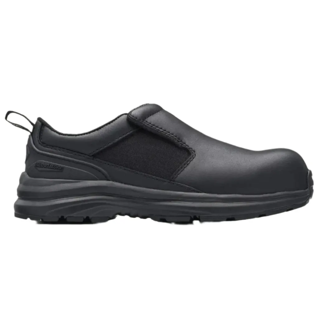 Blundstone Black Water Resistant Antistatic Leather Slip On Safety Shoe Composite Toe (886) (Pre Order)
