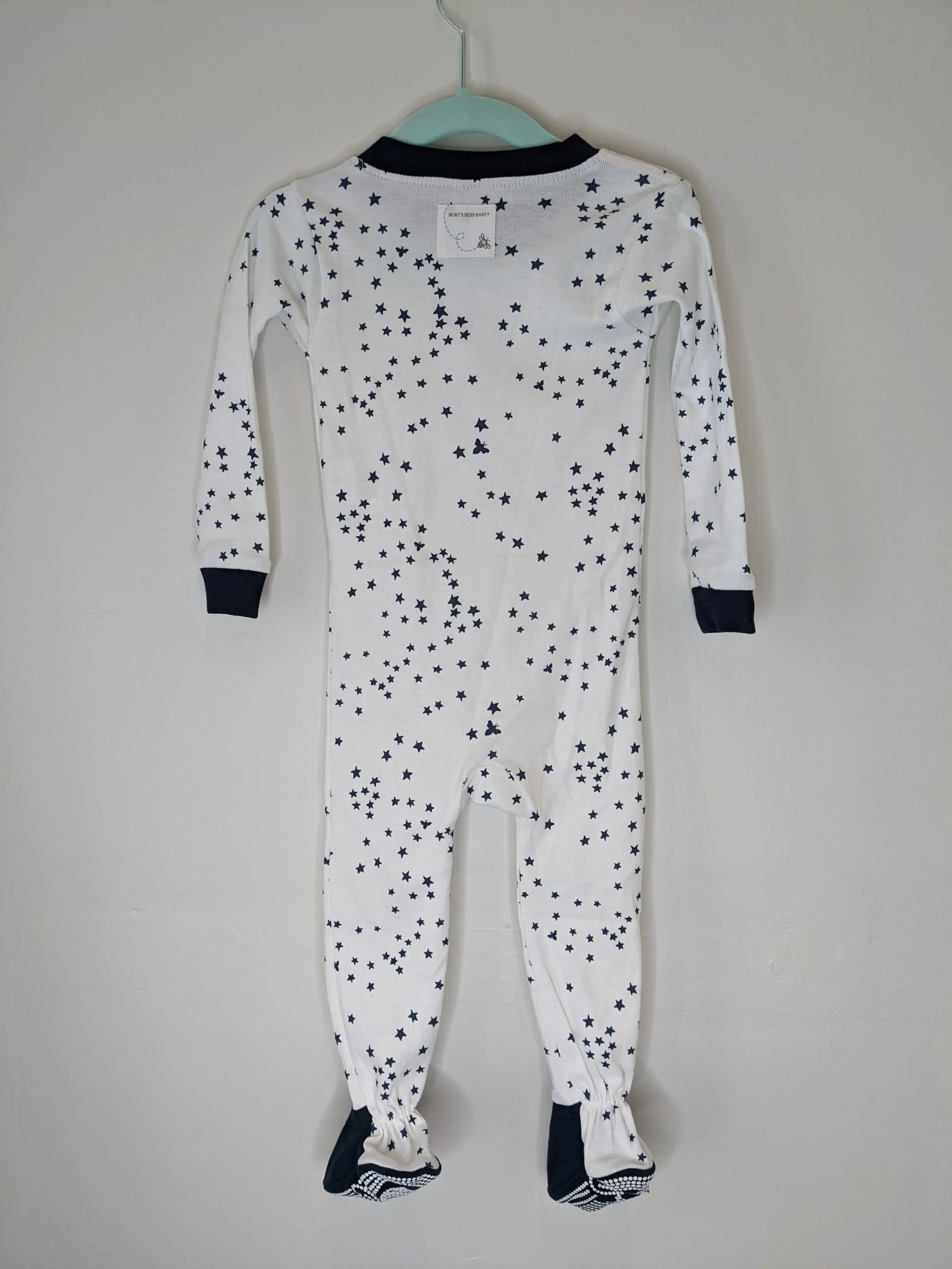 Burt's Bees Stars and Bees Sleeper with Feet 12 months