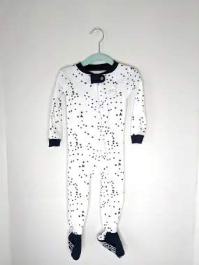 Burt's Bees Stars and Bees Sleeper with Feet 12 months
