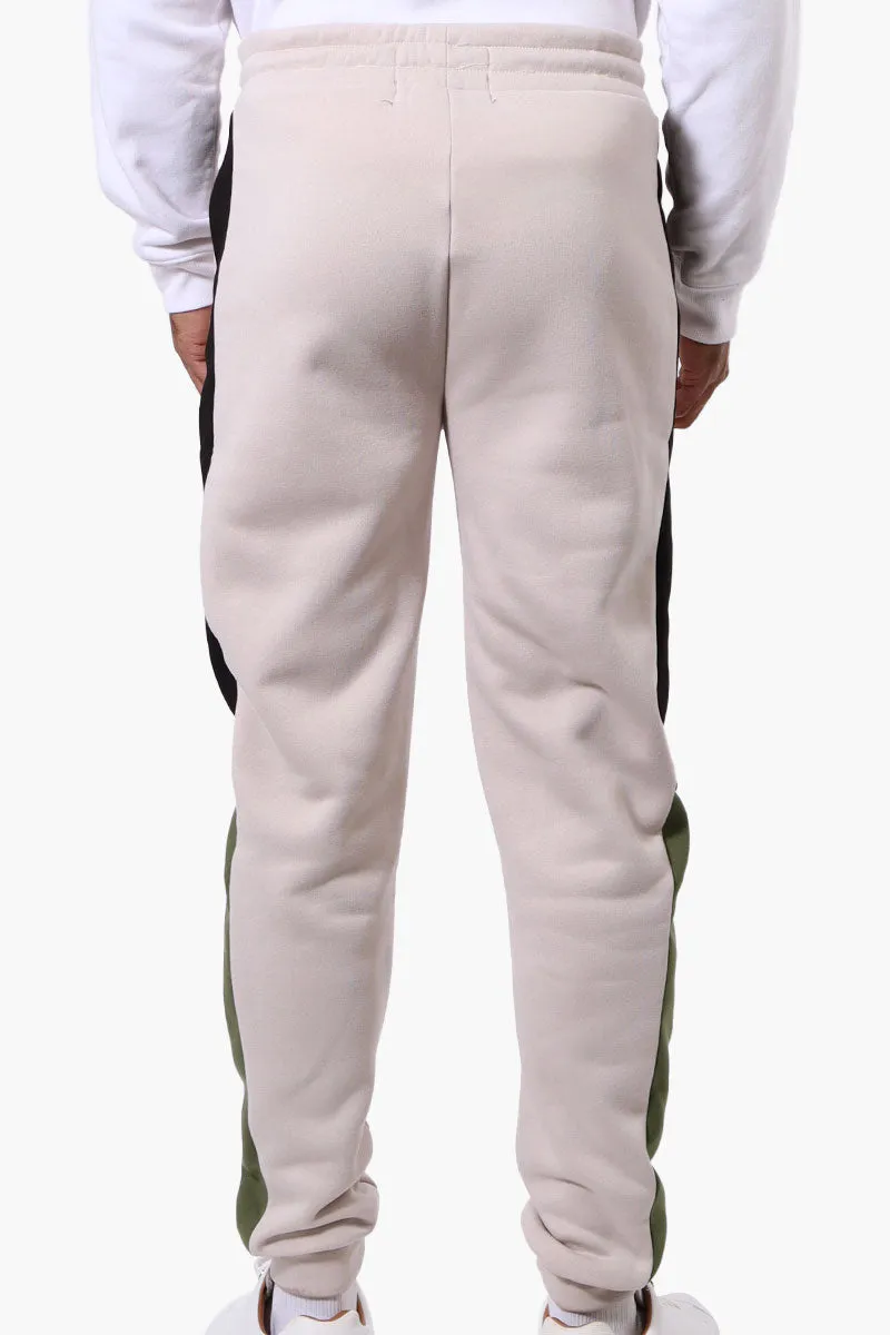 Canada Weather Gear Side Stripe Colour Block Joggers - Beige