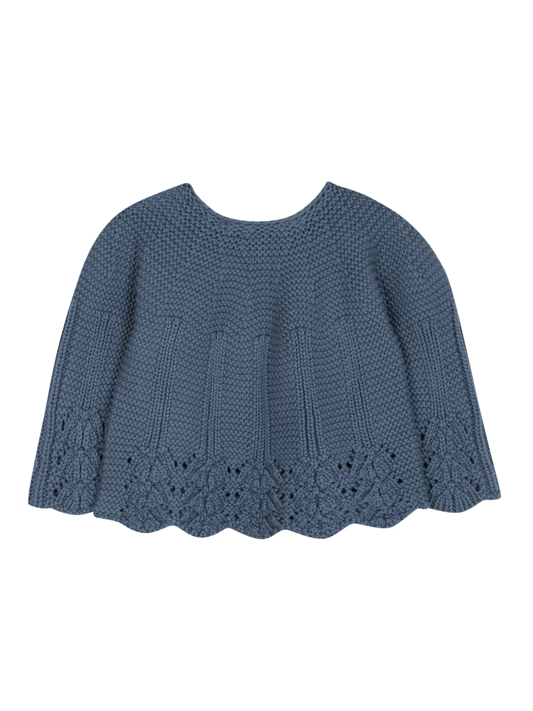 Cardigan - Indigo cotton knit