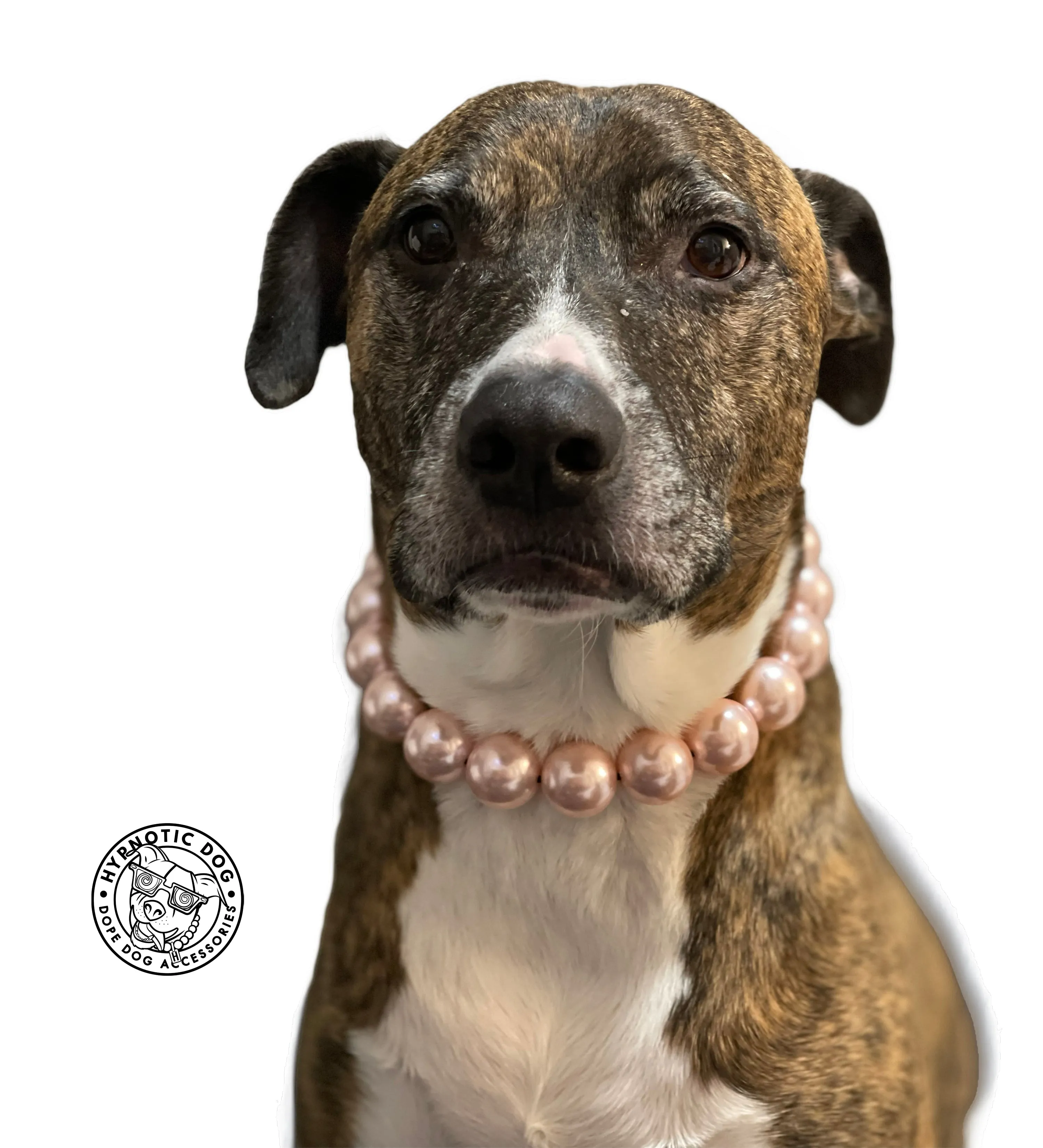 Chunky Blush Pink Pearls Acrylic Bead Collar