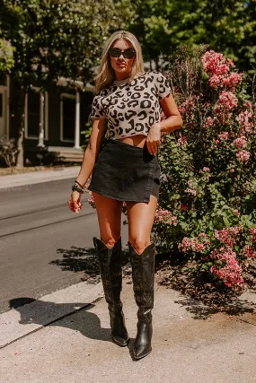 Cityscape Moment Leopard Top