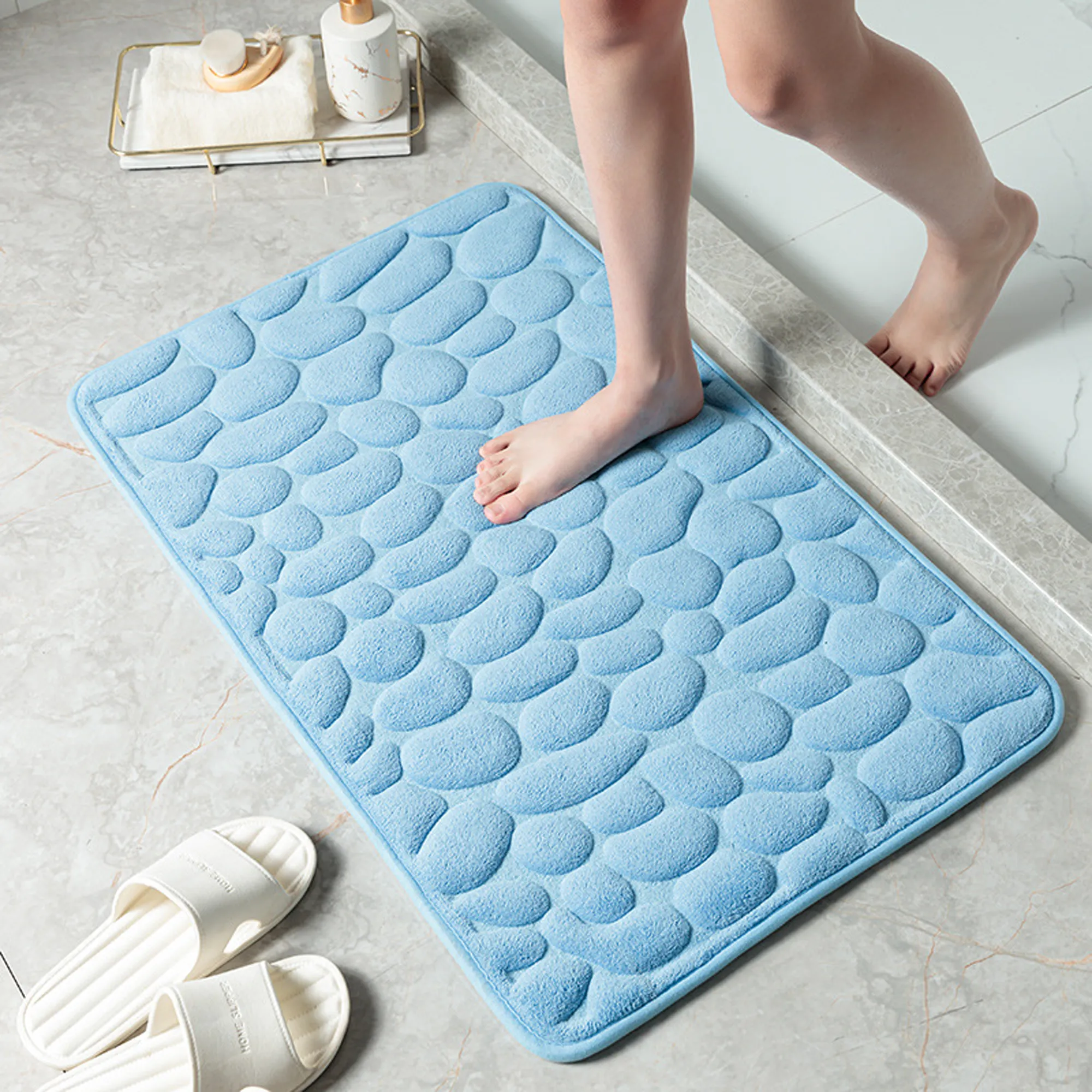 Cobblestone Embossed Mat