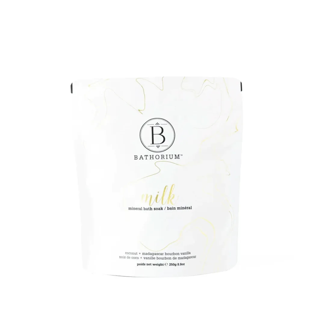 Coconut   Vanilla Milk Mineral Soak 250g | Bathorium
