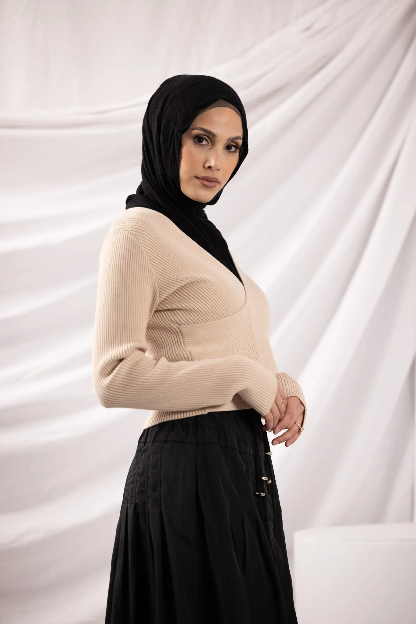 Dani Cross Front Knit Top