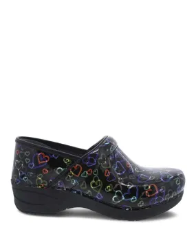 Dansko Women's XP 2.0 Clogs- Floating Hearts Patent