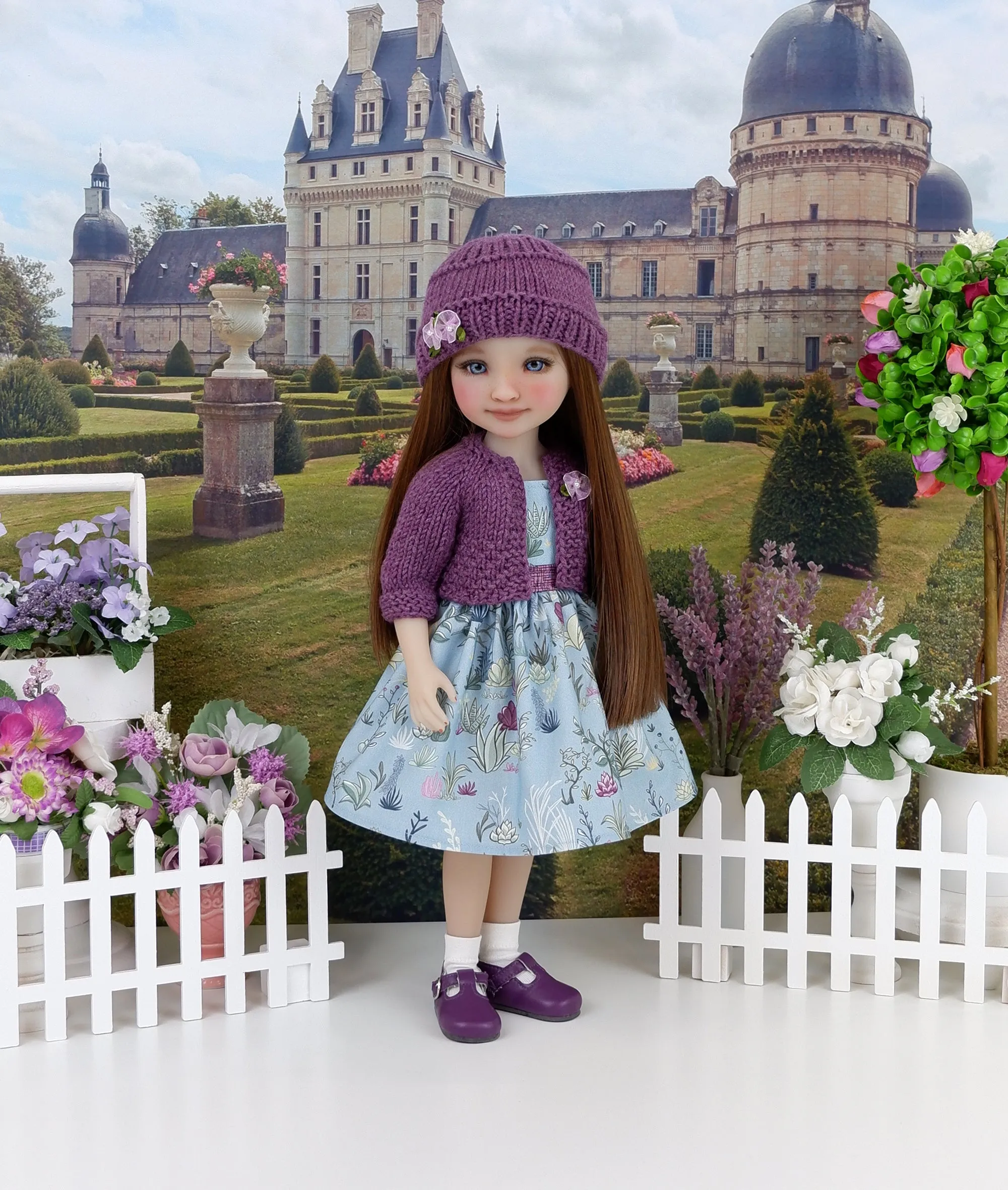 Desert Twilight - dress and sweater set with shoes for Ruby Red Fashion Friends doll