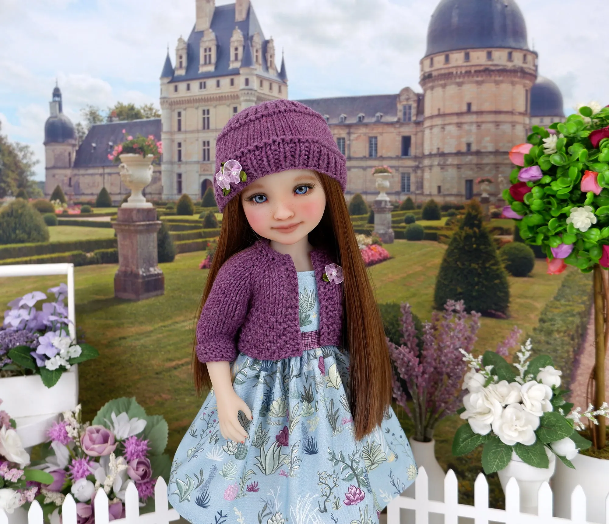 Desert Twilight - dress and sweater set with shoes for Ruby Red Fashion Friends doll