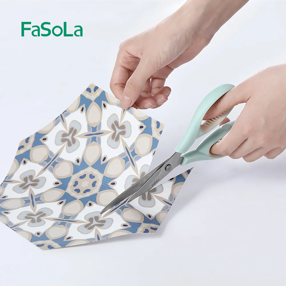 FaSoLa Hexagonal Anti-Slip Stickers Geometric Pattern - 10 Pieces