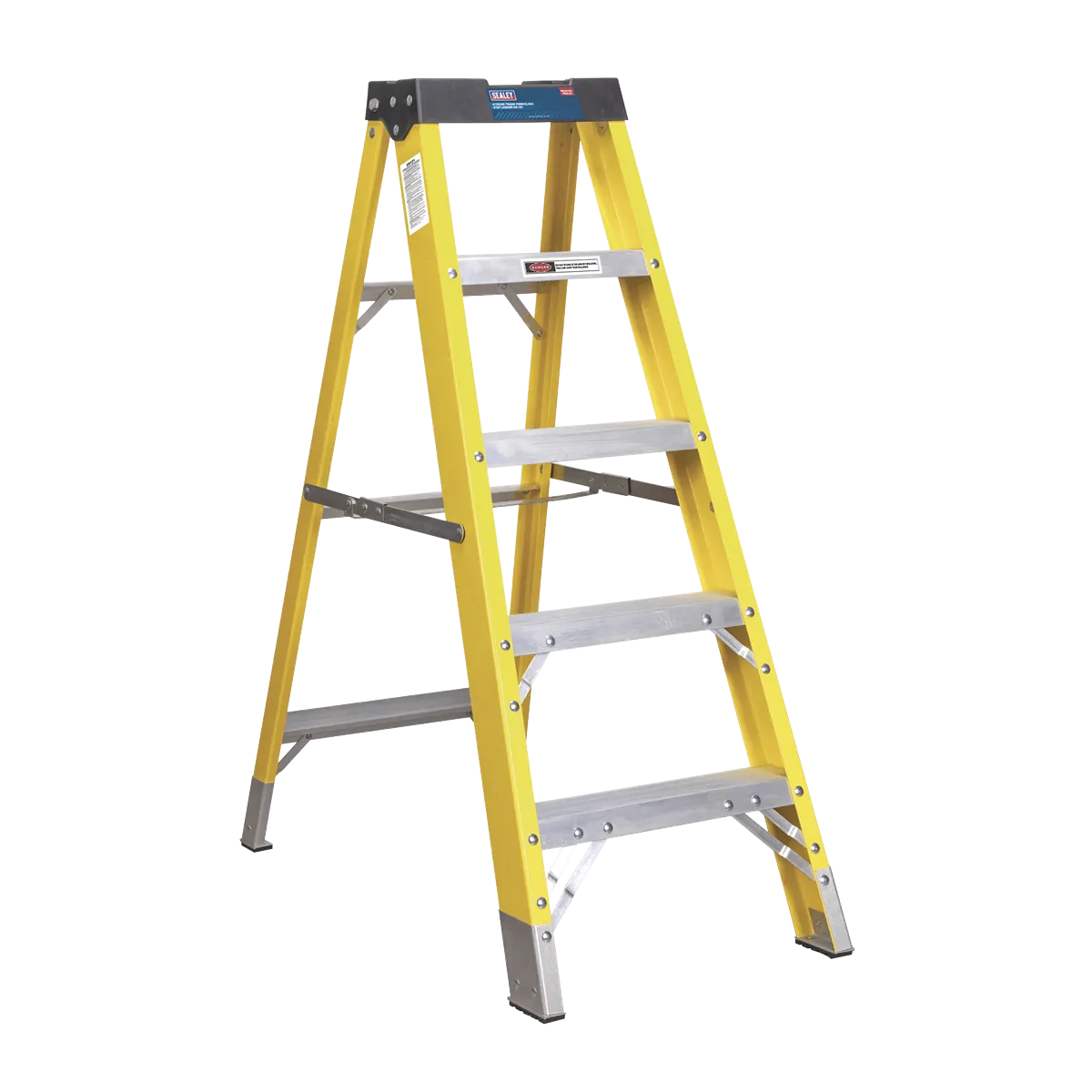 Fibreglass Step Ladder 4-Tread EN 131