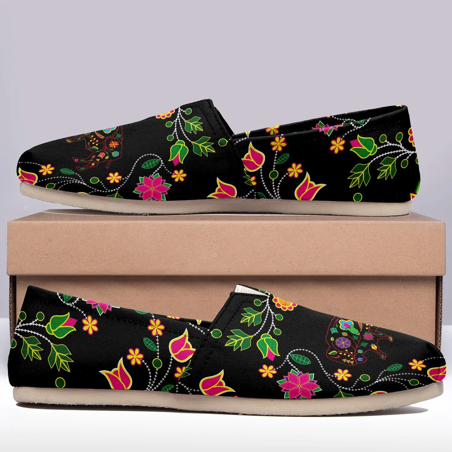 Floral Buffalo Slip On