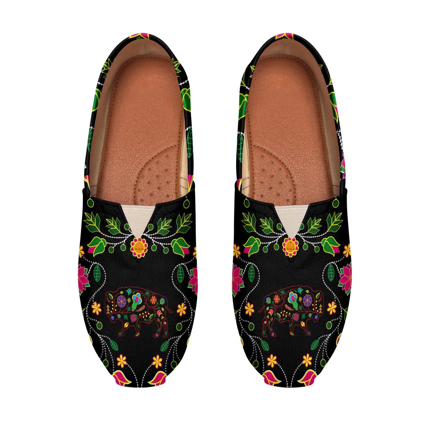 Floral Buffalo Slip On