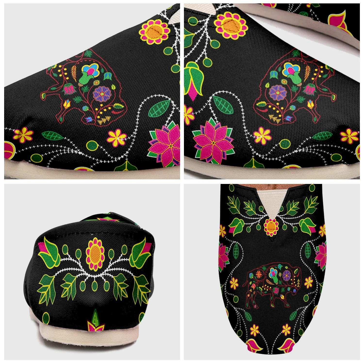 Floral Buffalo Slip On