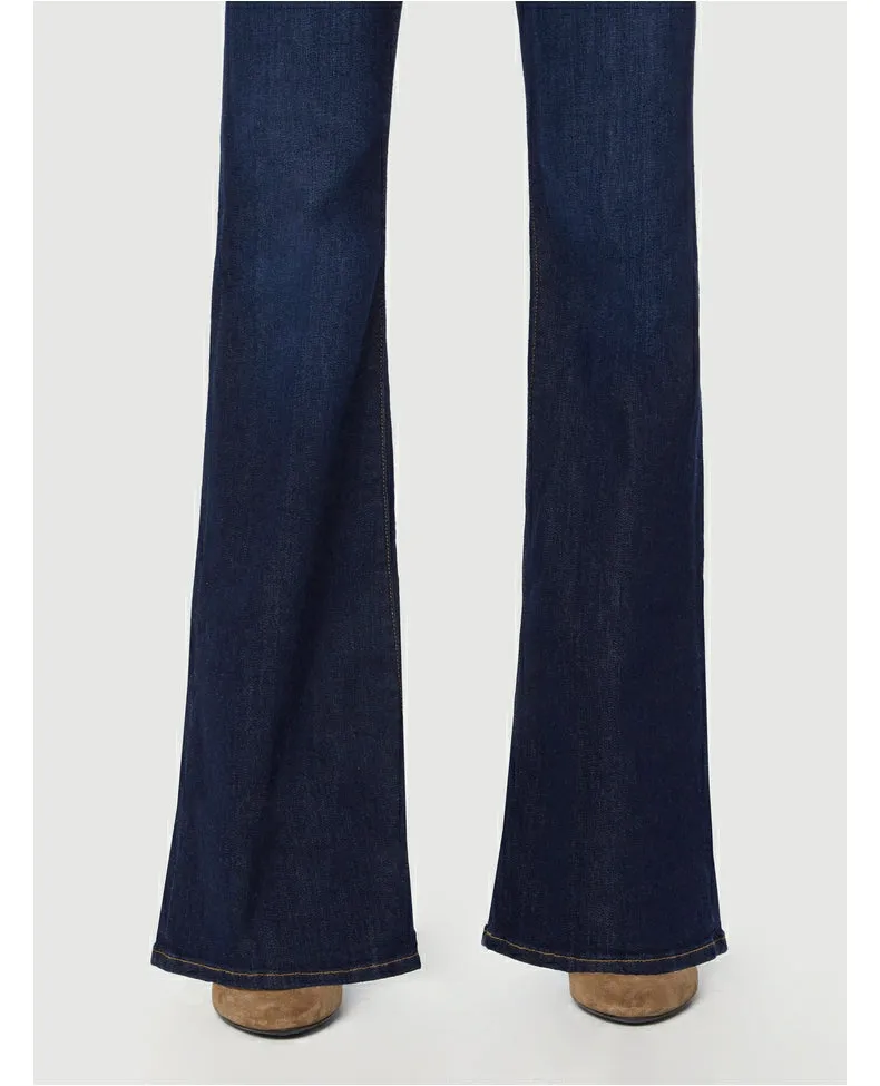 FRAME DENIM LE PIXIE FLARED HIGH WAISTED  JEANS
