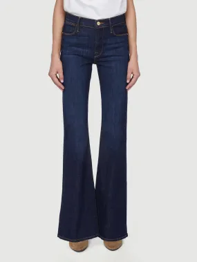 FRAME DENIM LE PIXIE FLARED HIGH WAISTED  JEANS