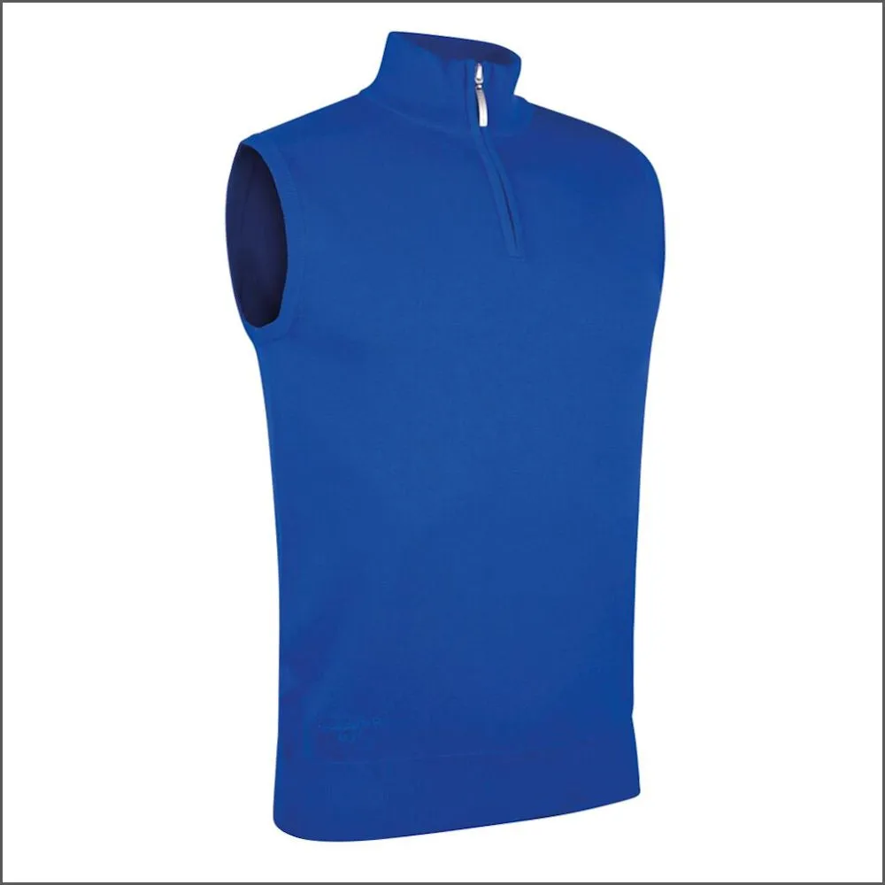 Glenmuir Stanley Lightweight Cotton Zip Neck Slipover--