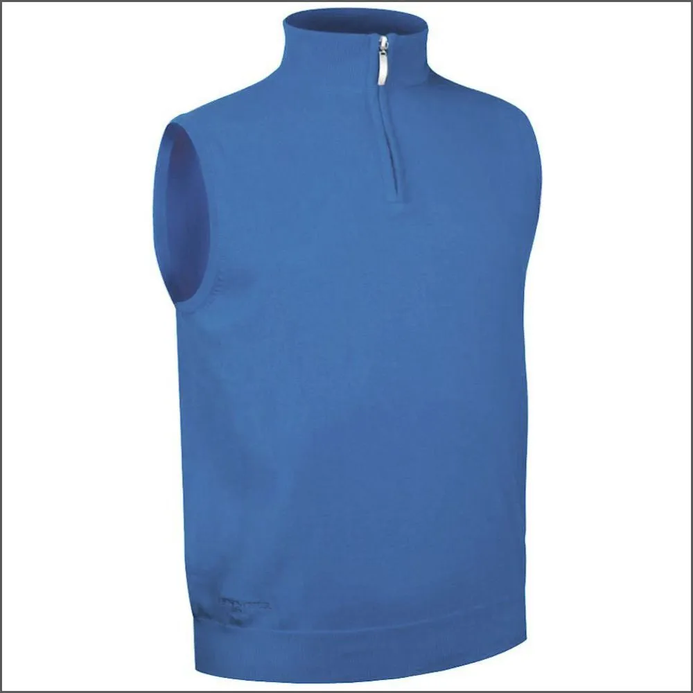 Glenmuir Stanley Lightweight Cotton Zip Neck Slipover--